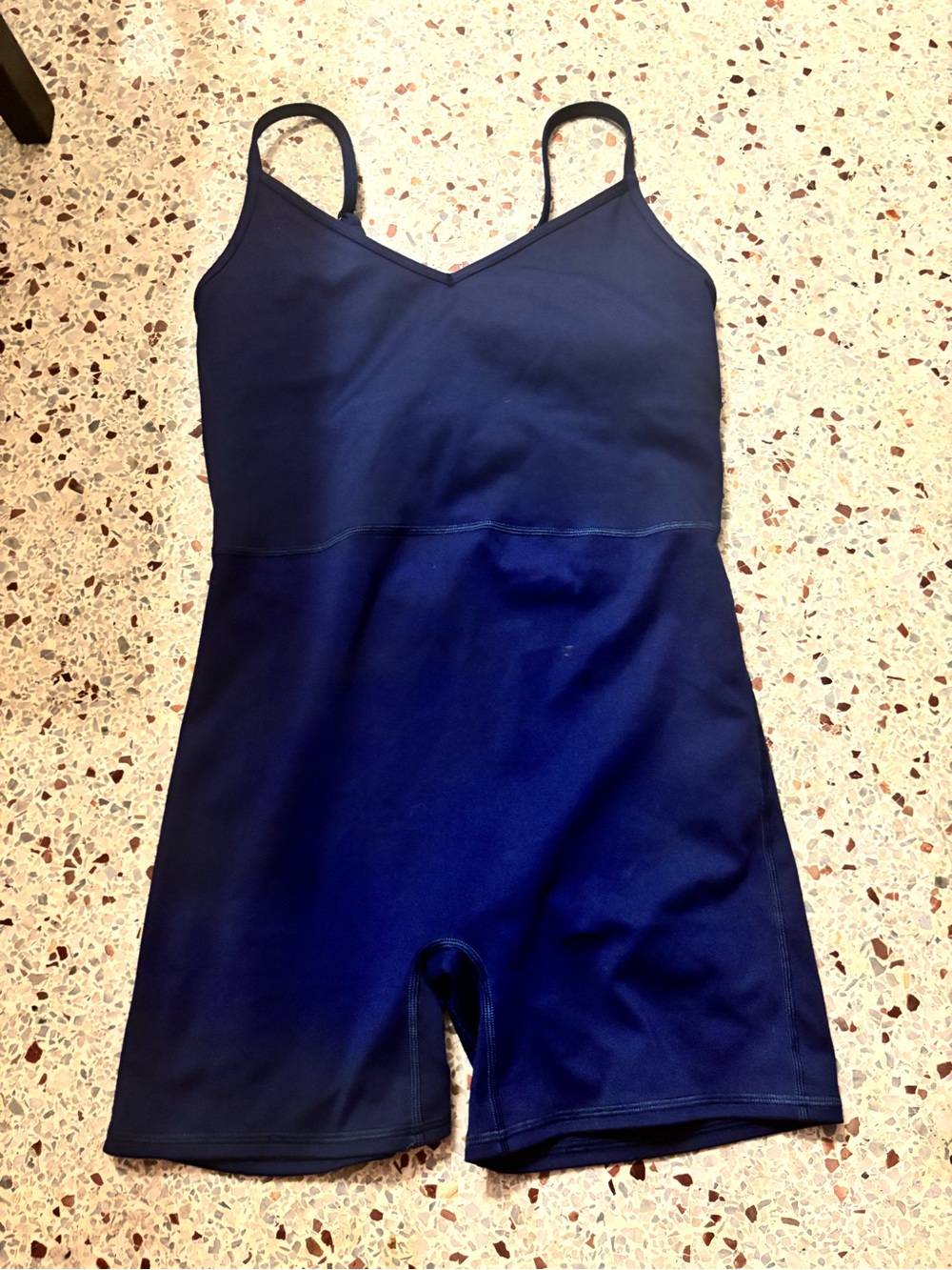 Gillly hicks active go recharge one piece romper navy large
